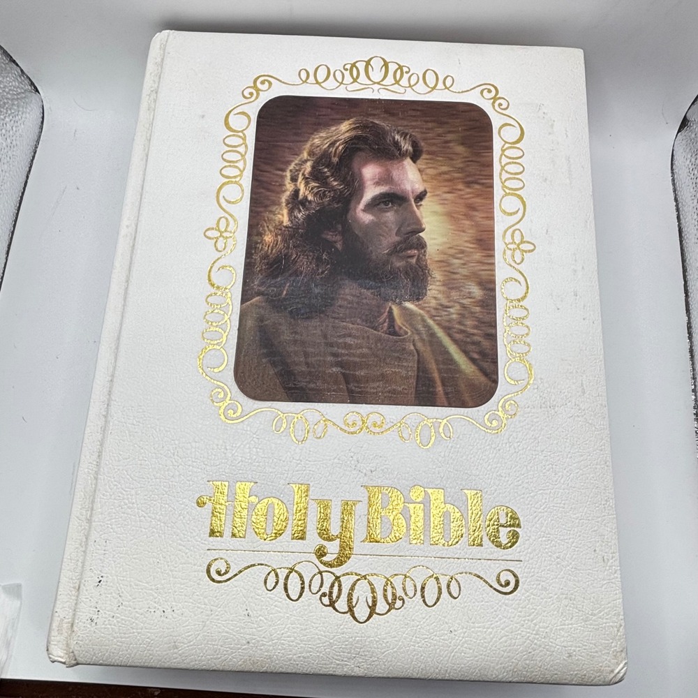 Vintage Holy Bible Crusade Analytical Edition KJV Heirloom Gold Gilt Illustrated
